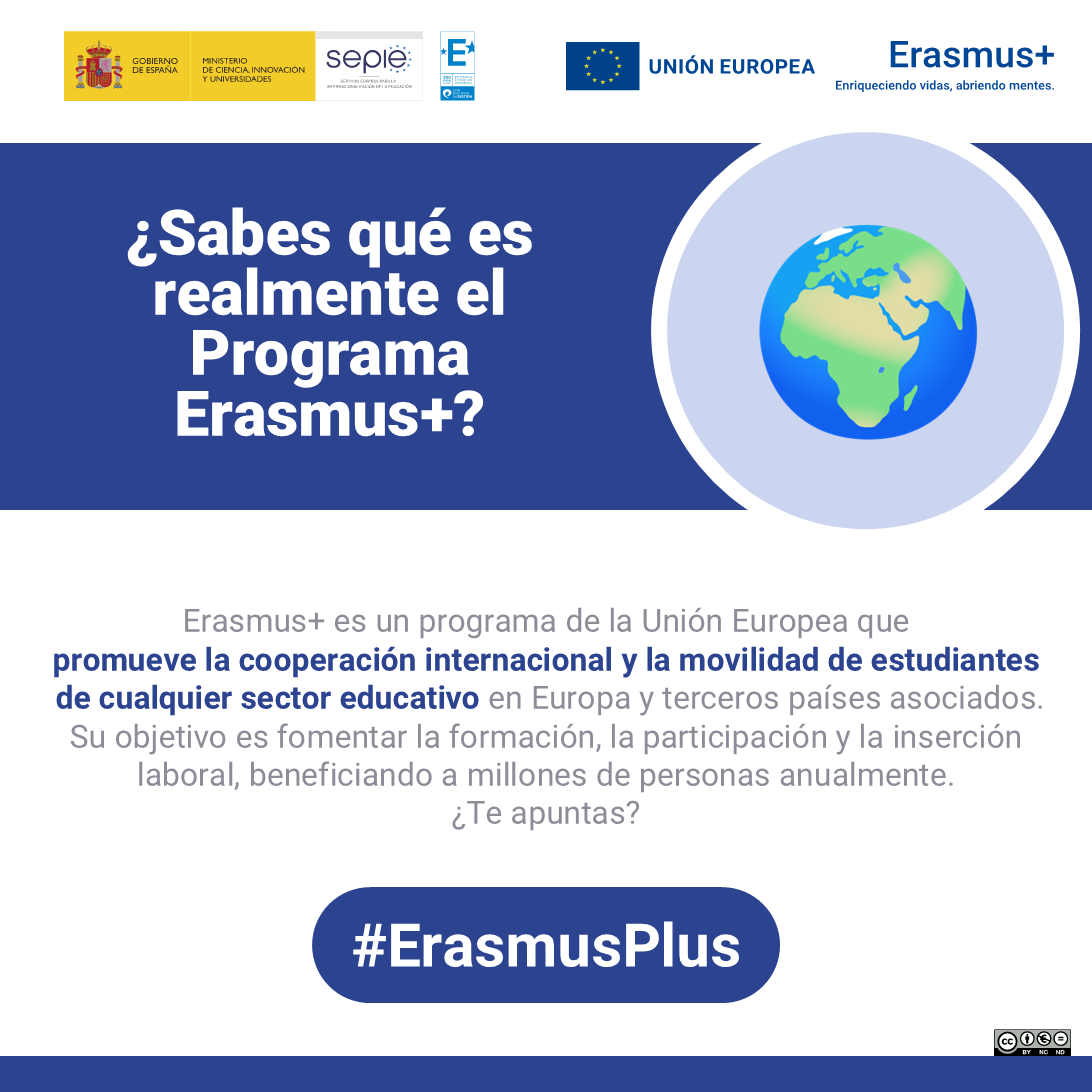 ¿Sabes qué es realmente el programa #ErasmusPlus 🤔?