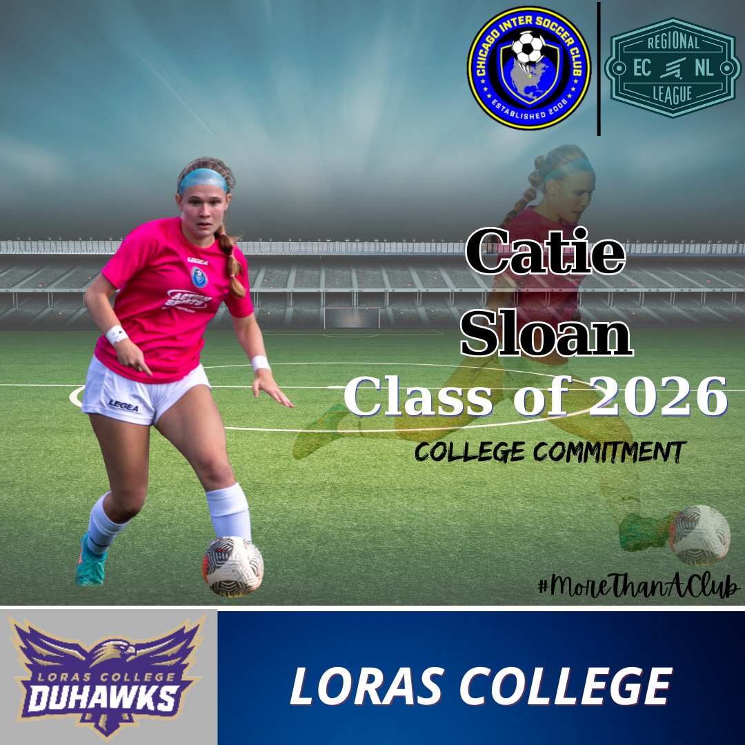 Chicago Inter SC (@chiinter) on Twitter photo Congratulations to 07G member Catie Sloan on her recent commitment to Loras College! We wish you the best of luck with the <a href="/LorasWSoccer/">Loras College Women's Soccer</a> Duhawks Congratulations to 07G member Catie Sloan on her recent commitment to Loras College! We wish you the best of luck with the <a href="/LorasWSoccer/">Loras College Women's Soccer</a> Duhawks