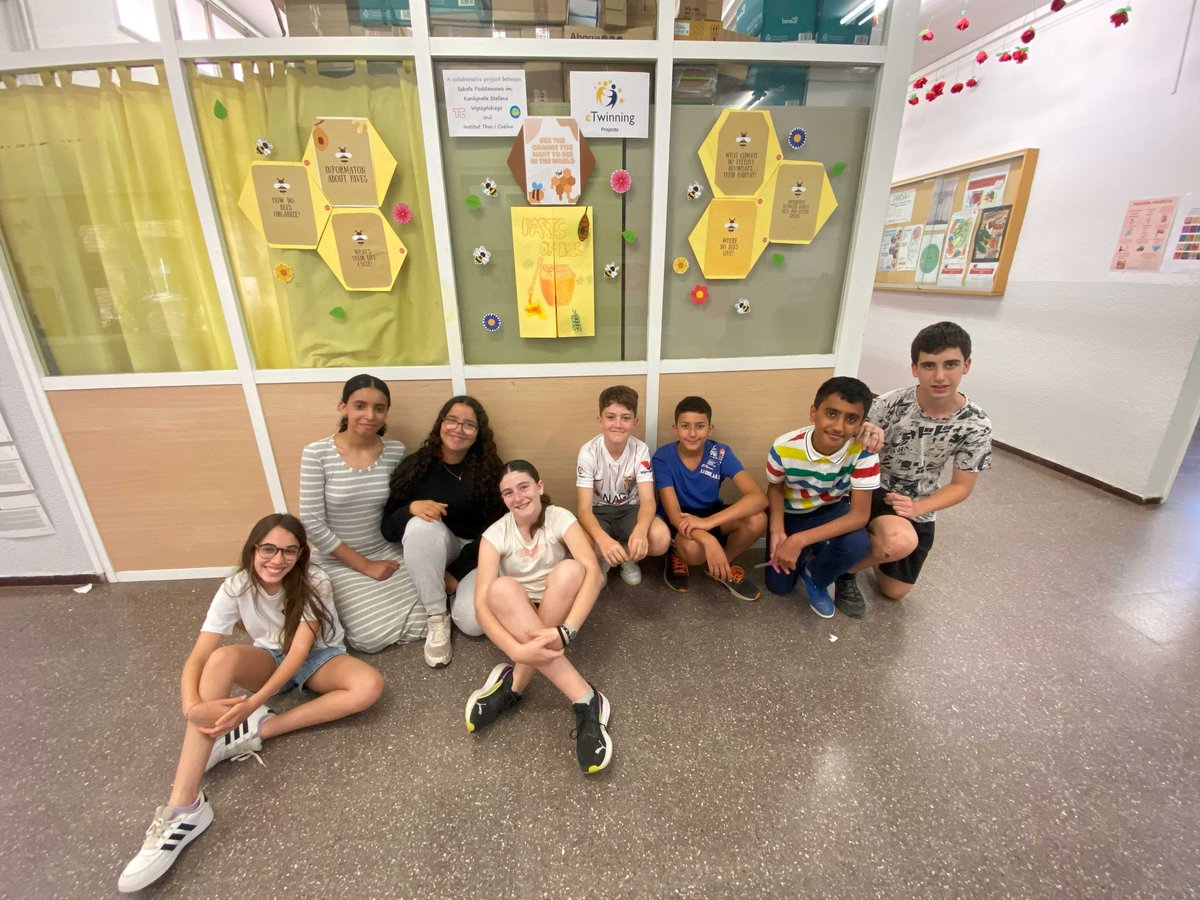 L’alumnat de 1r d’ESO ha col·laborat amb una escola polonesa en el projecte eTwinning “Bee” the change you want to see in the future.🌱 Abelles, sostenibilitat i amistats internacionals!