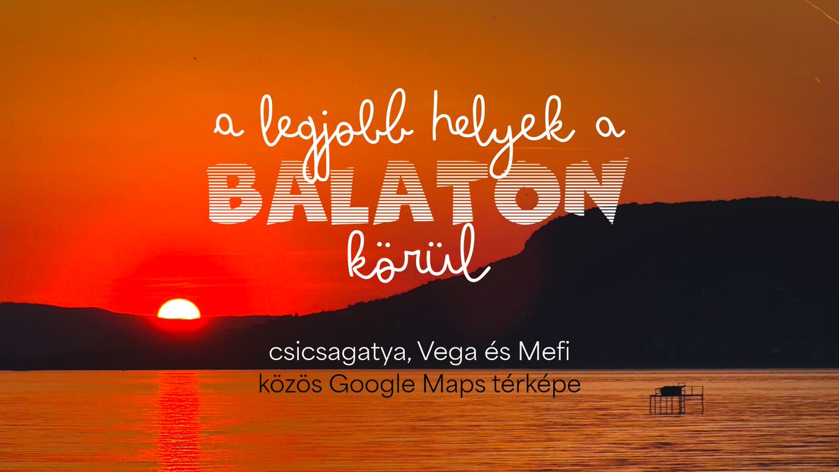 Mefi (Nádai Gábor) (@mefiblogger) on Twitter photo Összeszedtük a kedvenc helyeinket a Balcsi mindkét partján egy nagy közös térképre <a href="/csicsagatya/">Ingrid</a>-val és <a href="/_vvega_/">név</a>-val közösen. Több mint 100 hely van rajta: éttermek, kávézók, strandok, cukrászdák, programok stb.
Mentsétek, osszátok, szeressétek. 🫶
a.mefi.be/balaton Összeszedtük a kedvenc helyeinket a Balcsi mindkét partján egy nagy közös térképre <a href="/csicsagatya/">Ingrid</a>-val és <a href="/_vvega_/">név</a>-val közösen. Több mint 100 hely van rajta: éttermek, kávézók, strandok, cukrászdák, programok stb.
Mentsétek, osszátok, szeressétek. 🫶
a.mefi.be/balaton