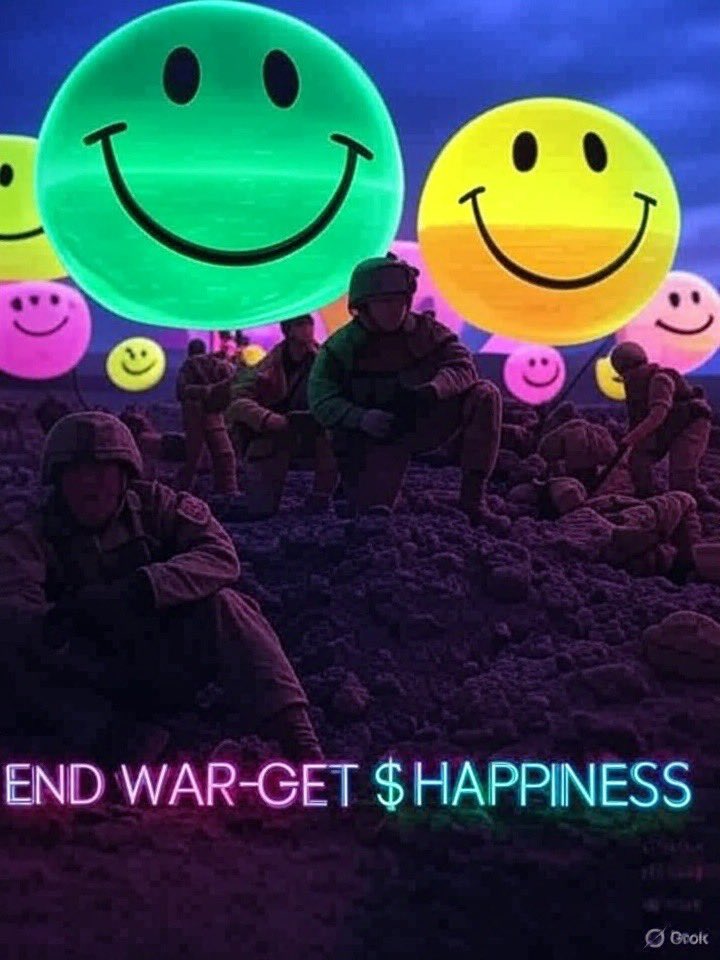 It's simple🤔

Nobody wants WAR!

Everyone wants $HAPPINESS
🙂🙂🙂🙂🙂🙂🙂🙂🙂🙂🙂🙂