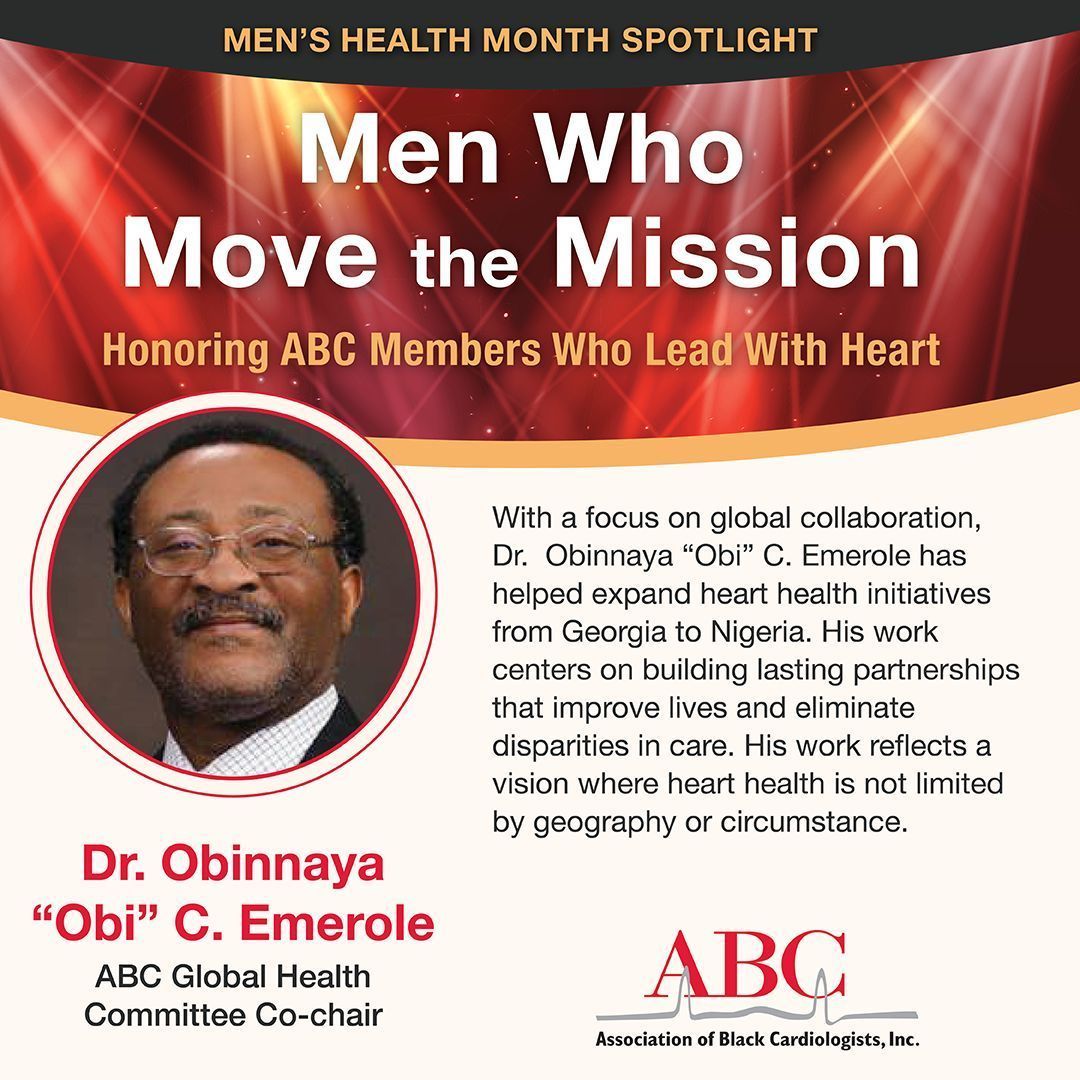 Men’s Health Month Spotlight: Dr. Obinnaya “Obi” C. Emerole 

This #MensHealthMonth, we celebrate Dr. Obinnaya “Obi” C. Emerole — a devoted interventional cardiologist, educator, and global health advocate whose impact extends far beyond the clinic.