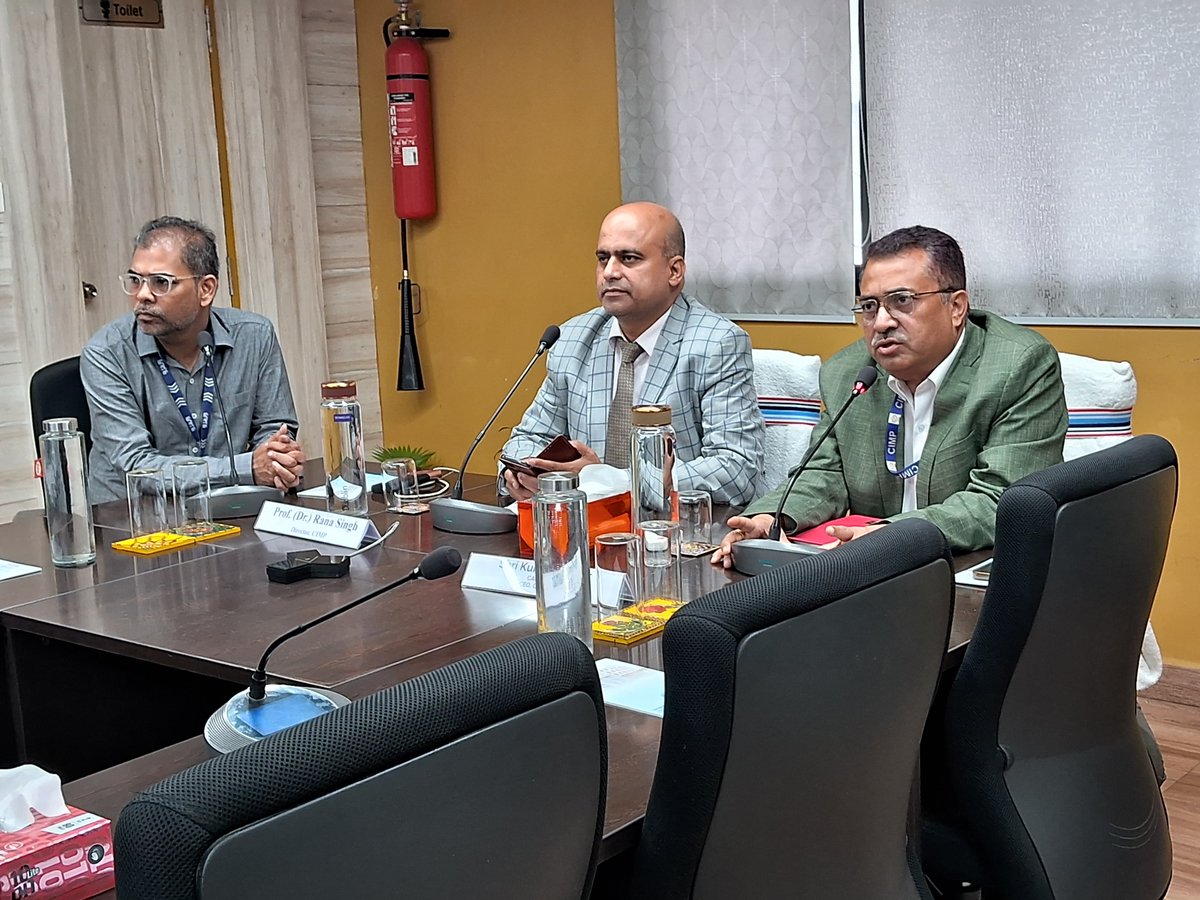 The Bihar Idea Festival has officially begun, not just as a campaign, but as a movement.

Honoured to be part of a powerful kickoff meeting with Chandragupt Institute of Management Patna (CIMP), the Department of Industries, Government of Bihar, and the incredible E-Cell leaders