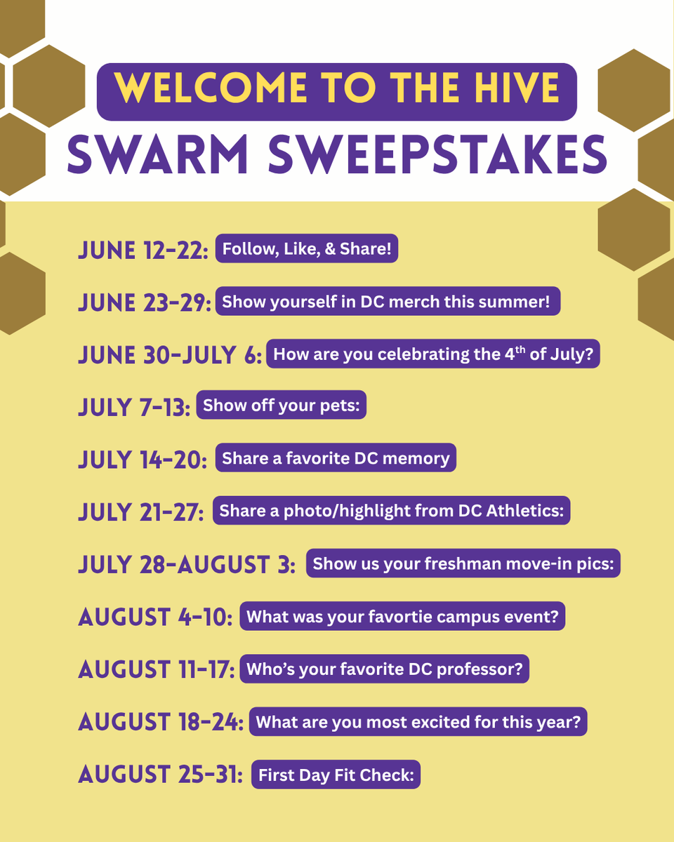 Defiance College CAB tweet media