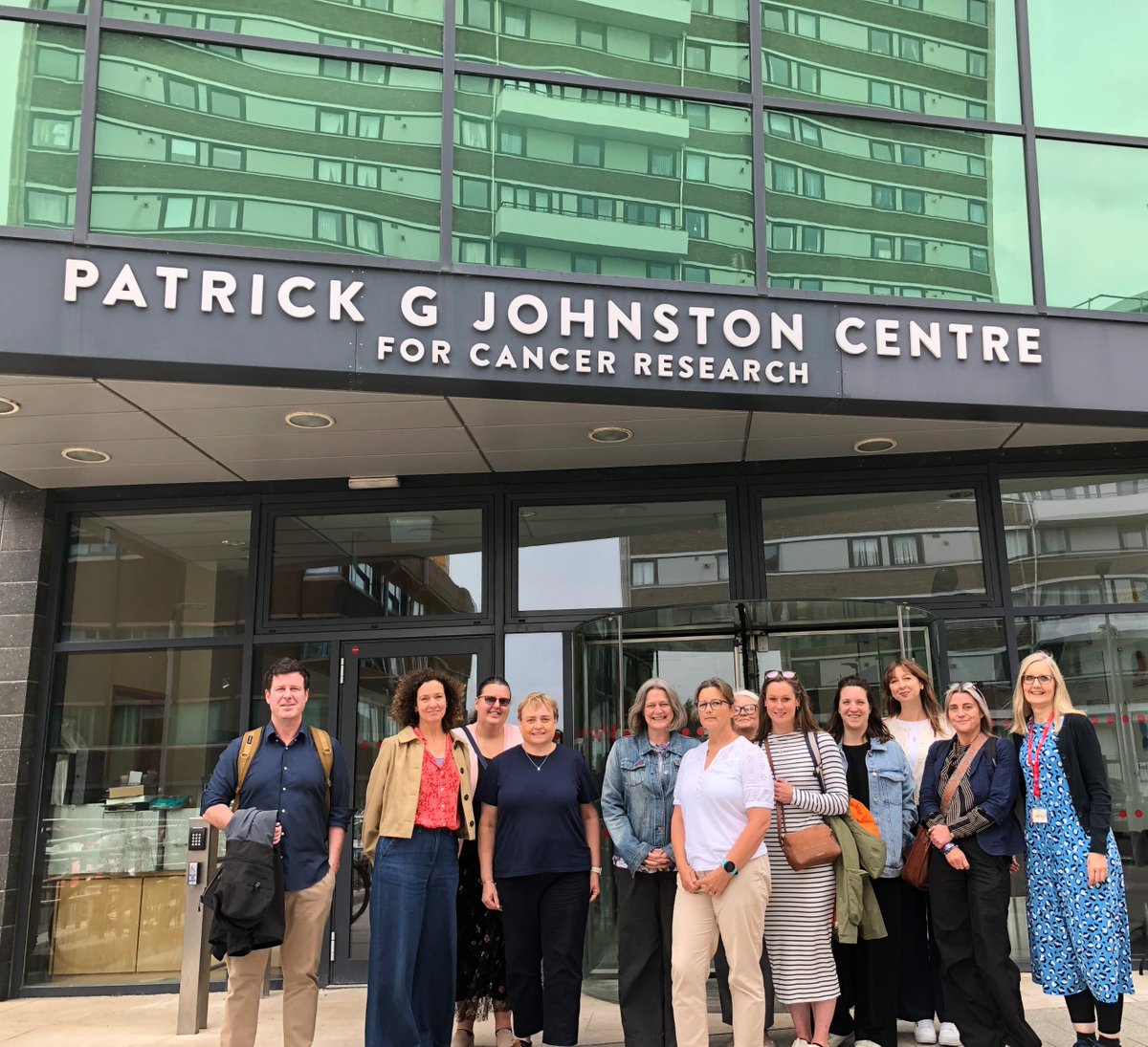 NI Cancer Trials (@nicancertrials) on Twitter photo Delighted to welcome <a href="/CR_UK/">Cancer Research UK</a> Senior Research Nurses ❤️ from across the UK last week. At NI Cancer Centre and <a href="/QubPGJCCR/">The Patrick G Johnston Centre for Cancer Research</a> lots of enthusiastic team work and also insight into CRUK priorities🙏<a href="/BERoulston/">Barbara Roulston</a> and some Belfast-led cancer research-thank you <a href="/DrDavidBurke/">David Burke</a> <a href="/ProfJOSullivan/">Prof Joe O'Sullivan</a> 😀 Delighted to welcome <a href="/CR_UK/">Cancer Research UK</a> Senior Research Nurses ❤️ from across the UK last week. At NI Cancer Centre and <a href="/QubPGJCCR/">The Patrick G Johnston Centre for Cancer Research</a> lots of enthusiastic team work and also insight into CRUK priorities🙏<a href="/BERoulston/">Barbara Roulston</a> and some Belfast-led cancer research-thank you <a href="/DrDavidBurke/">David Burke</a> <a href="/ProfJOSullivan/">Prof Joe O'Sullivan</a> 😀