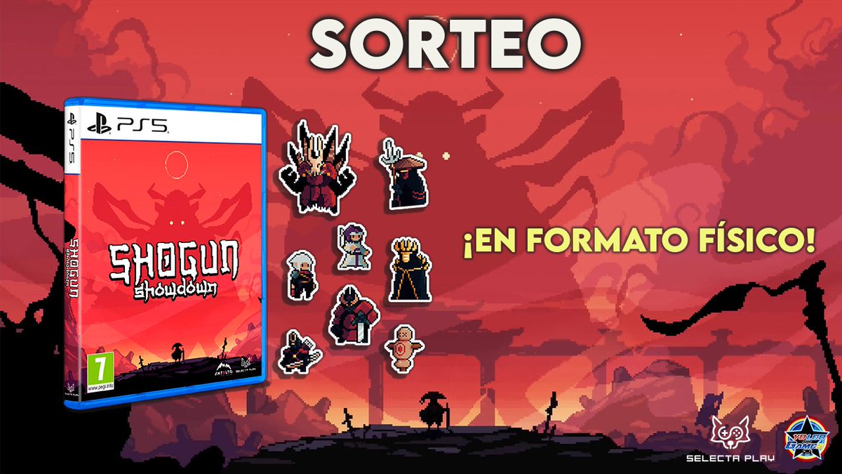 Yoleo and Games 💨 Noticias (@yoleoandgames) on Twitter photo 🚨SORTEO!🚨
Sorteamos una edición fisica de #ShogunShowdown para #PS5 gracias a Selecta Play.
Requisitos:
✅Repost.
✅Seguir a <a href="/YoleoAndGames/">Yoleo and Games</a>
✅Seguir a <a href="/SelectaPlay/">Selecta Play</a>
Ganador el 23 de Junio. Sólo España Península. 🚨SORTEO!🚨
Sorteamos una edición fisica de #ShogunShowdown para #PS5 gracias a Selecta Play.
Requisitos:
✅Repost.
✅Seguir a <a href="/YoleoAndGames/">Yoleo and Games</a>
✅Seguir a <a href="/SelectaPlay/">Selecta Play</a>
Ganador el 23 de Junio. Sólo España Península.