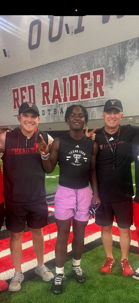 William DubG3 Green III (@dubg3green) on Twitter photo After a great camp &conversation with@ garret Mcguire and Coach@ Joey Mcguire TTU I’m blessed to have received my first 🅾️ffer from @Texas Tech FB #WreckEm
@CoachWoodward
@Coachhughes87
<a href="/CoachBorsellino/">Drew Borsellino</a>
<a href="/ByronNelsonFB/">Byron Nelson Football</a>
<a href="/CoachD_Hobbs/">Damion Hobbs</a>
@CoachH2bwill
<a href="/SWiltfong_/">Steve Wiltfong</a>
@adamgorne After a great camp &conversation with@ garret Mcguire and Coach@ Joey Mcguire TTU I’m blessed to have received my first 🅾️ffer from @Texas Tech FB #WreckEm
@CoachWoodward
@Coachhughes87
<a href="/CoachBorsellino/">Drew Borsellino</a>
<a href="/ByronNelsonFB/">Byron Nelson Football</a>
<a href="/CoachD_Hobbs/">Damion Hobbs</a>
@CoachH2bwill
<a href="/SWiltfong_/">Steve Wiltfong</a>
@adamgorne