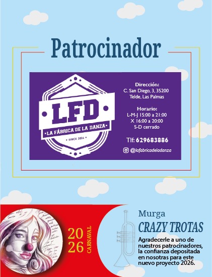 *¡Gracias a las publicidades que colaboran con nosotras, el carnaval suena más fuerte y con más color!🎺🩷🎭*