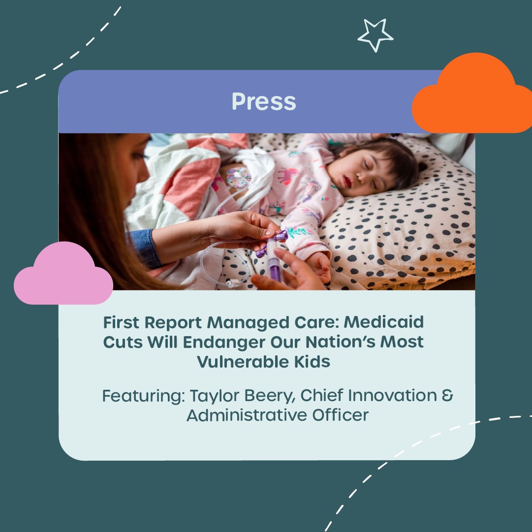 Imagine Pediatrics Chief Innovation &amp; Administrative Officer and Co-founder, Taylor Beery, shares an op-ed in First Report Managed Care about what’s at stake for children with special health care needs as lawmakers consider sweeping Medicaid cuts. 

📖tr.ee/O7U-laeKe6