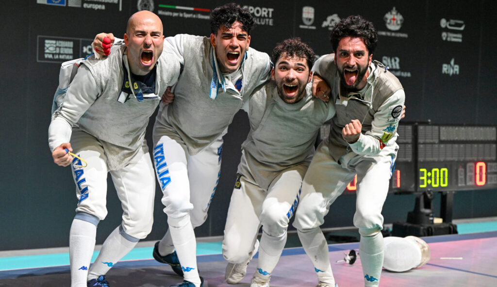 Giovanni Malagò (@giomalago) on Twitter photo Tre ori, 2 argenti e 8 bronzi, sul podio sette debuttanti e tutte le squadre. Numeri eloquenti che certificano l'Europeo di successo tricolore, anche organizzativo. Complimenti alle atlete, agli atleti, agli staff tecnici e a tutta la <a href="/Federscherma/">Federscherma</a> presieduta da Luigi Mazzone🇮🇹 Tre ori, 2 argenti e 8 bronzi, sul podio sette debuttanti e tutte le squadre. Numeri eloquenti che certificano l'Europeo di successo tricolore, anche organizzativo. Complimenti alle atlete, agli atleti, agli staff tecnici e a tutta la <a href="/Federscherma/">Federscherma</a> presieduta da Luigi Mazzone🇮🇹
