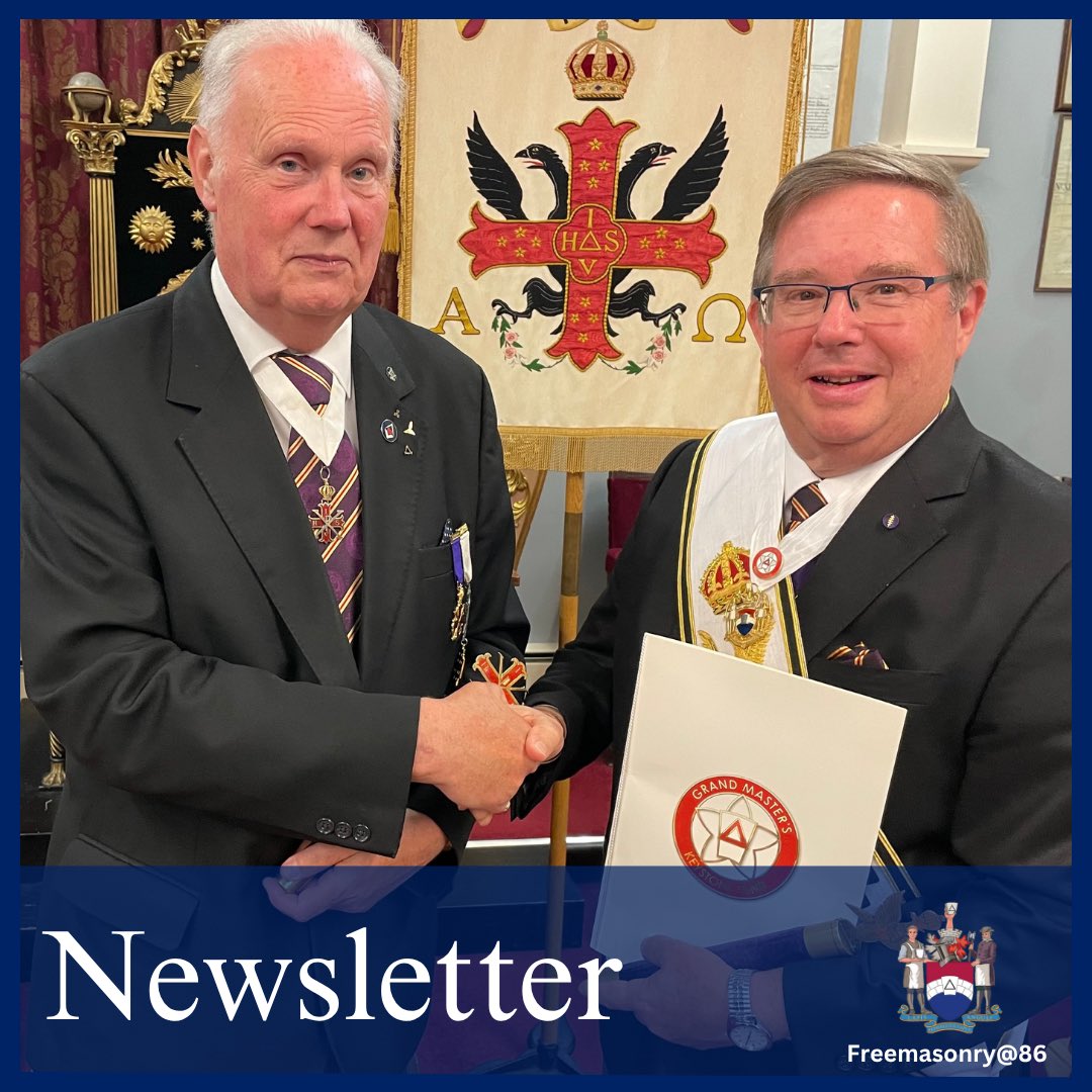 This week’s Freemasonry@86 News update! 📰 Stay up to date with the latest happenings in the Freemasonry community and gain insights into the Companion Orders’ activities. 🌟 Read the full newsletter by clicking on the link here - drive.google.com/file/d/1GsGFXy…
