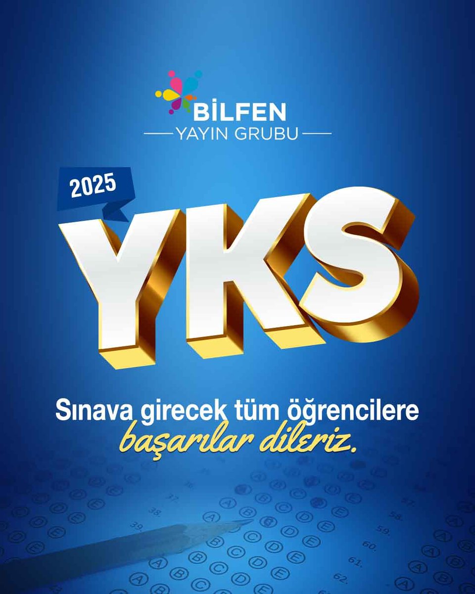 Sınava girecek tüm öğrencilere başarılar dileriz.

#YKS2025