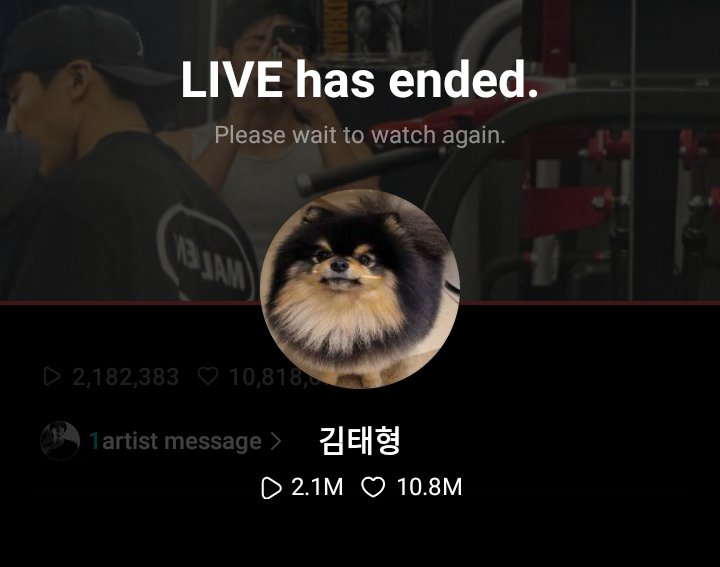 It ended already 😭