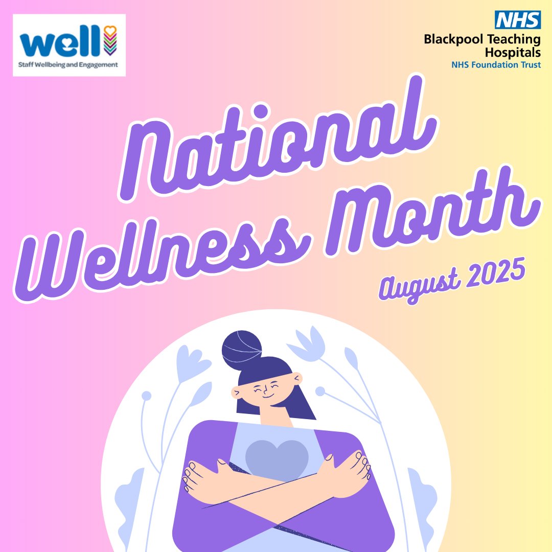 💜National Wellness Month💜

August is National Wellness Month - a time dedicated to promoting self-care, stress management and creating healthy habits to maintain a healthy lifestyle.

Check out our Staff Wellbeing website for information and advice ➡️ nhs.sharepoint.com/sites/RXL_Well…