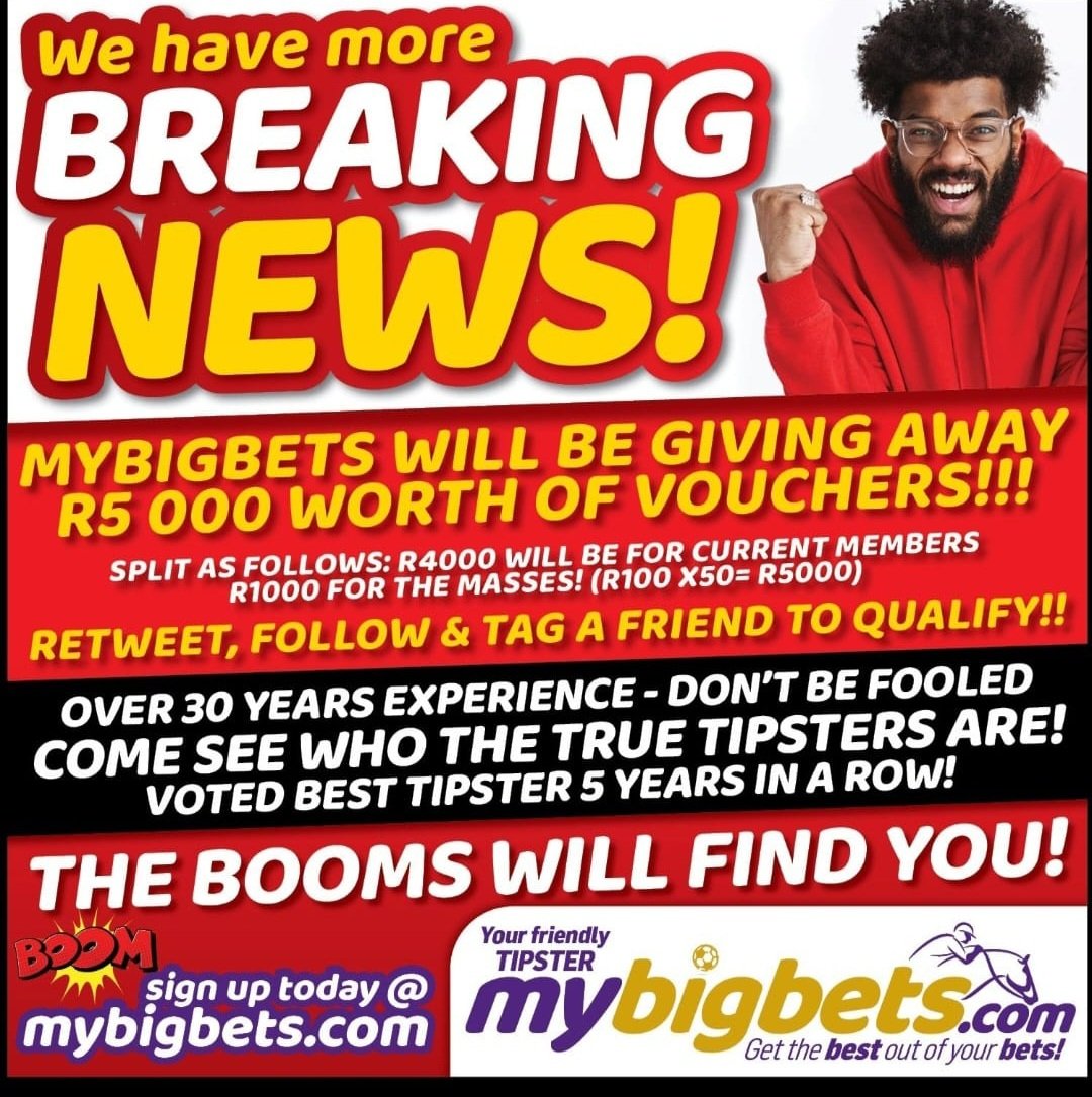 MyBigBets1's tweet photo. 💥💥💥✨️BIPOT BOOM✨️💥💥💥
🏇🏻🏇🏻🏇🏻💰💰💰🏇🏻🏇🏻🏇🏻🏇🏻💰💰💰

📣 SOCCER SHOP PROMO LINK👇🏾
https://t.co/yRbqxe0Ire ✅️

®️THE BOOMS WILL FIND YOU®️

MYBIGBETS ❤️‍🔥🏇🏻💰❤️‍🔥

#MYBIGBETS #HorseRacing #HorseRacingtips #tipsters #betting