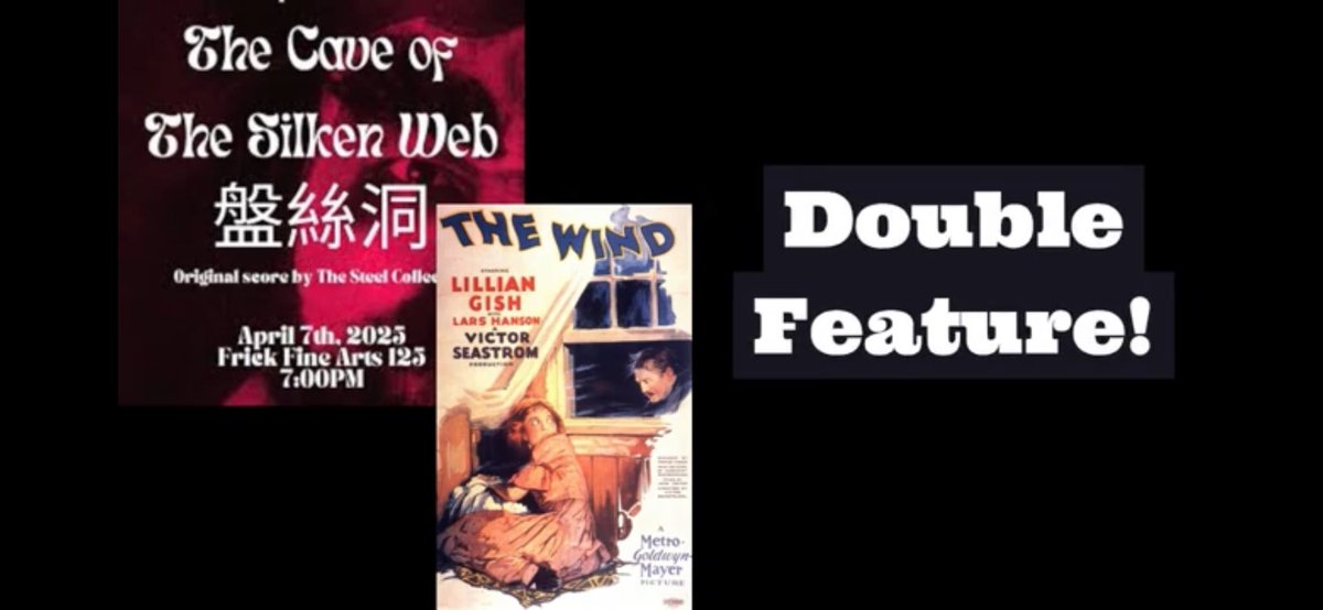 Not content with mere 1 movie episodes, the Golden Silent Films Podcast is bringing you 2x the infotainment! We go in depth into “Cave of the Silken Web” and “The Wind”. This new episode drops tomorrow morning! #silentfilm #silentmovies #asianfilm #lilliangish #Pittsburgh