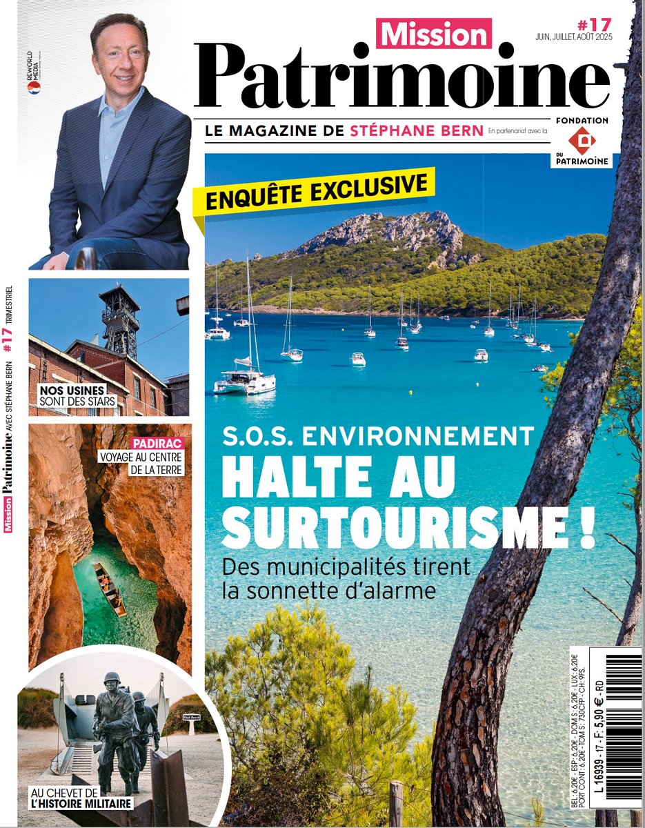 Envie de lecture pour ce week-end ? Le nouveau numéro de Mission Patrimoine est en kiosque ! Au sommaire, surtourisme et environnement, le gouffre de Padirac, le patrimoine militaire, lorsque les usines deviennent des joyaux, comment l'Allemagne entretient son patrimoine…