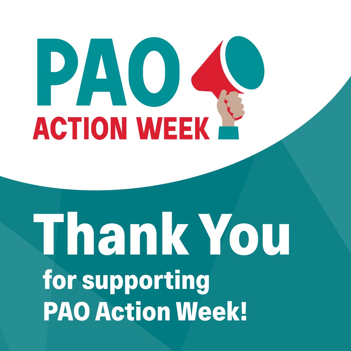 Thanks to everyone who supported Patient Advocacy Organization (PAO) Action Week 2025! It was wonderful to see supporters come together to raise awareness of PAO. #PAOActionWeek