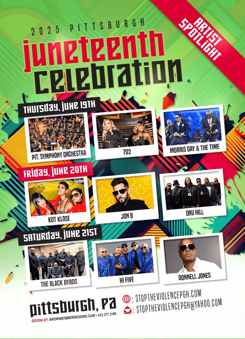 Pittsburgh!!! Celebrate Juneteenth in style TONIGHT with us! Join us for a night of timeless hits and unforgettable energy the Dru Way! 🐉🔥

#YearOfTheDru
