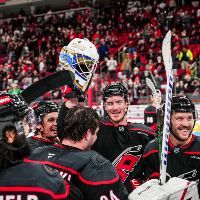 Canes's tweet photo. Goalies photo dump 📸