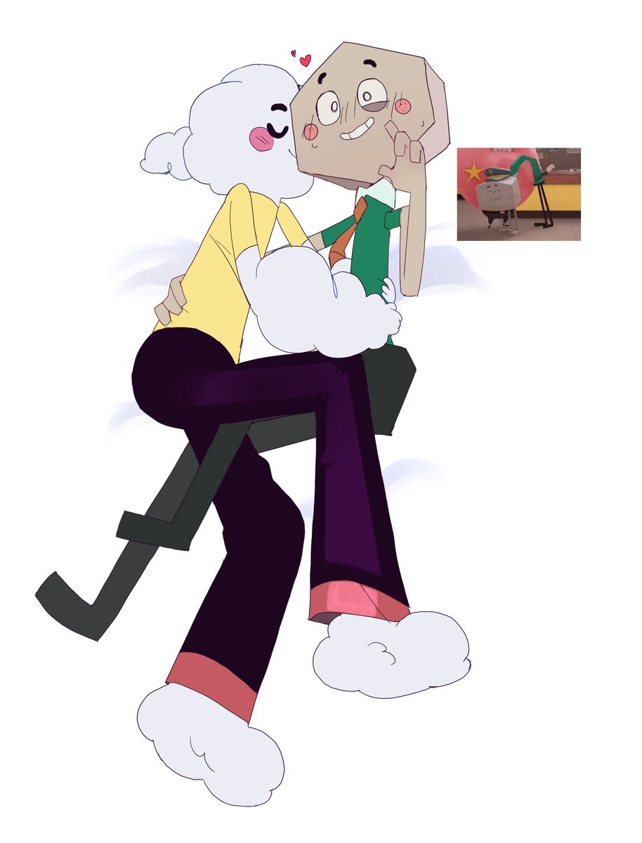 norantry's tweet image. um amigo disse pra eu desenhar mr small x larry yaoi
#tawog #TheAmazingWorldOfGumball
