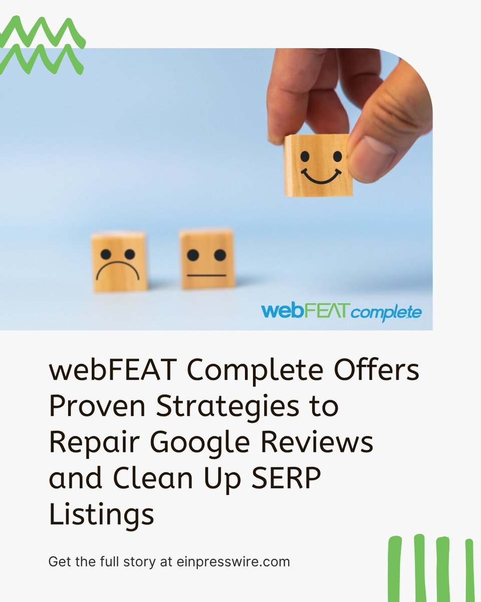 webFEATComplete's tweet photo. A few bad reviews or outdated search results can damage your reputation—but they don’t have to. 💬

We’re helping businesses take back control of their online image with targeted strategies that actually work. 🤝

👉 Get the full story here:  https://t.co/UCqeCW7ywQ https://t.co/08FUn64907