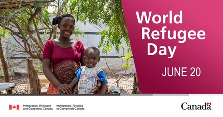 El 20 de junio se celebra el Día Mundial de los Refugiados. Canadá y los canadienses están comprometidos con ayudar a los refugiados y seguiremos trabajando juntos en Canadá y a nivel internacional para darles esperanza para el futuro. 
#ConLosRefugiados