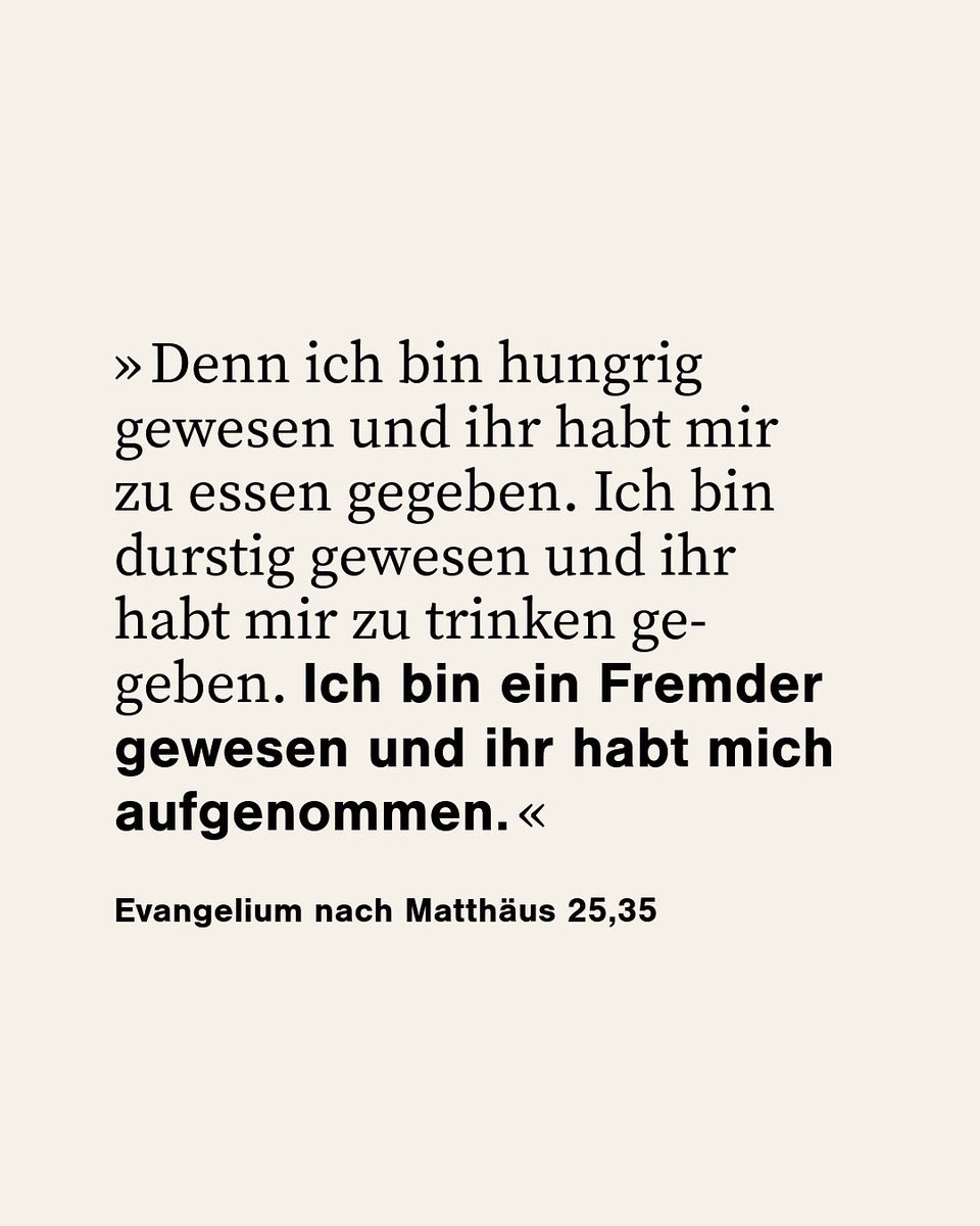 Kleiner Reminder an alle Christmenschen unter uns.

#Weltflüchtlingstag
