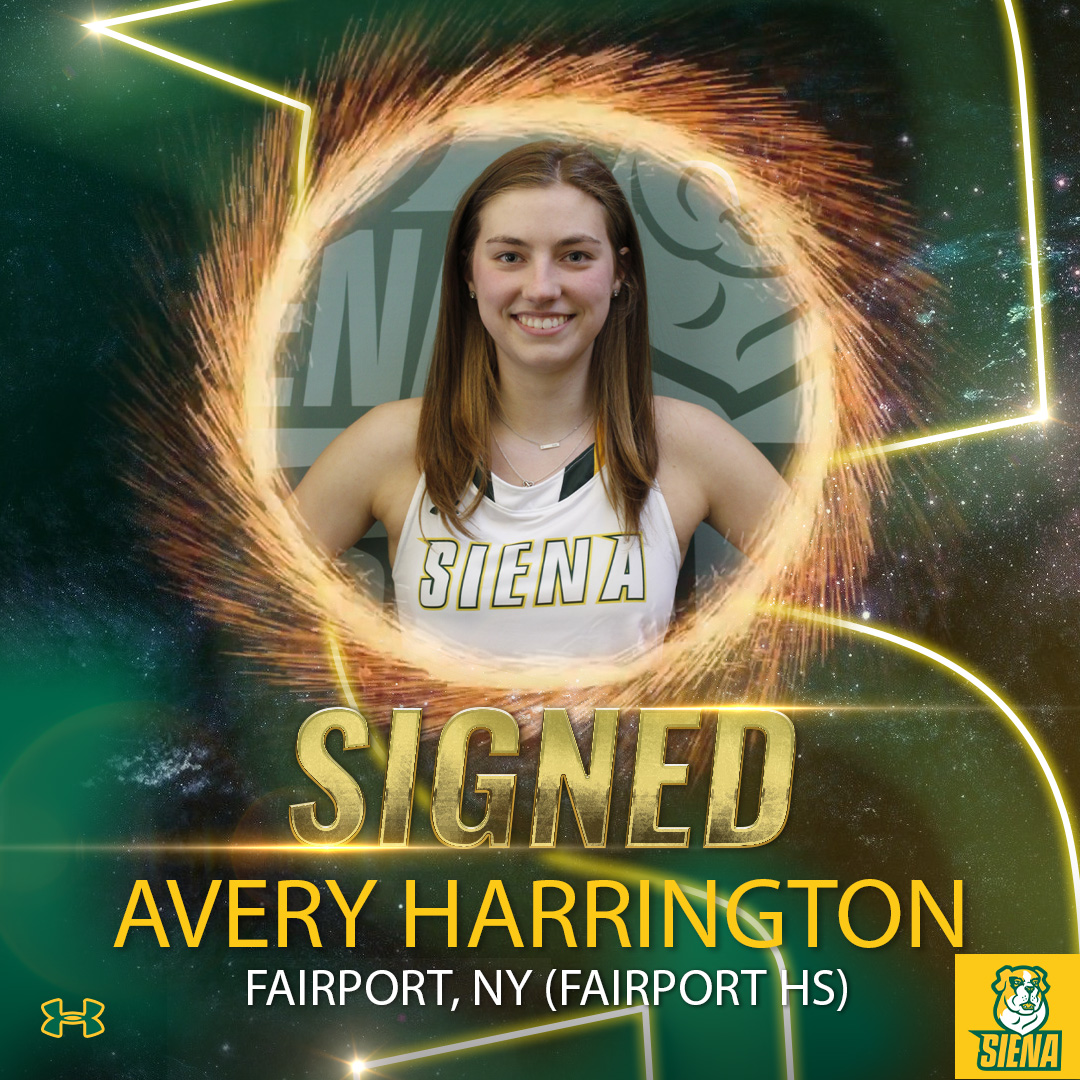 🎽 📝 Please join us in welcoming our newest #SienaSaints❗️ 

From Fairport, NY, please welcome Avery to the Siena family!

#MarchOn x #SienaSaints x #NCAAXC x #MAACXC