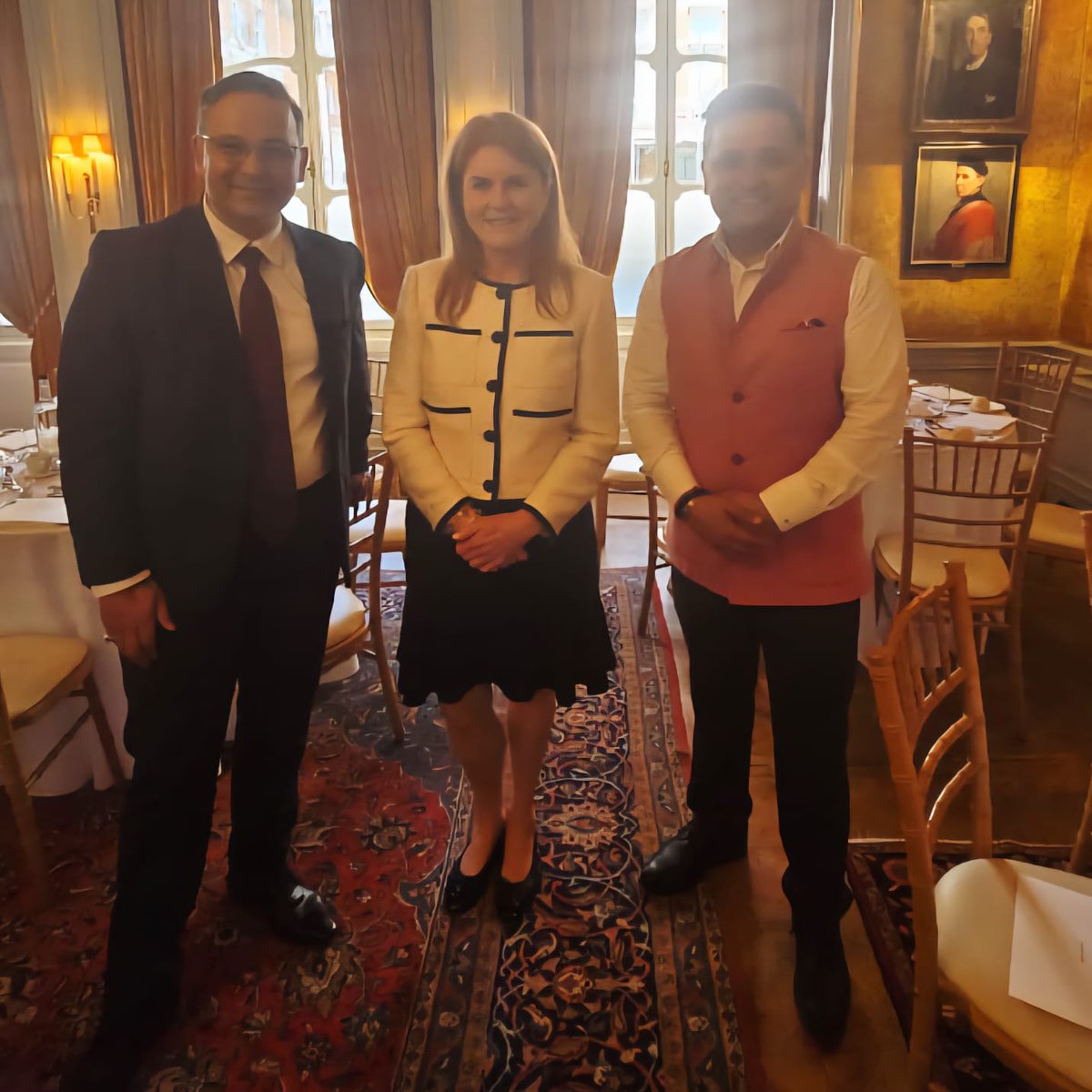 Spoke on a panel with the Duchess of York and the CEO of Reborne Longevity, Faye Mythen.  The Duchess was kind enough to give my brother <a href="/authoramish/">Amish Tripathi</a> and me a private audience in which we discussed the implications of our breakthrough the #HrC early detection cancer test.  She is