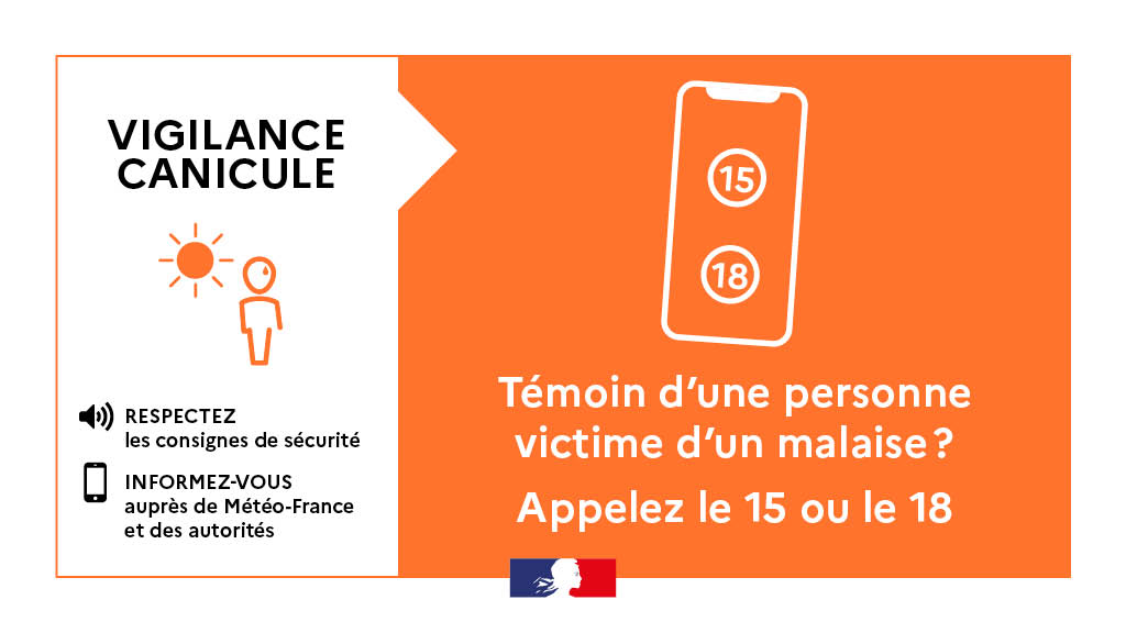 #BonsGestes | De très fortes chaleurs sont encore prévues samedi en #IlleEtVilaine. Vous prévoyez de fêter la #FêteDeLaMusique ?

🥤 Privilégiez l'eau et les boissons sans alcool
🧢 Portez des vêtements amples, clairs et respirants

⚠️ Si vous ressentez un malaise, appelez le 15