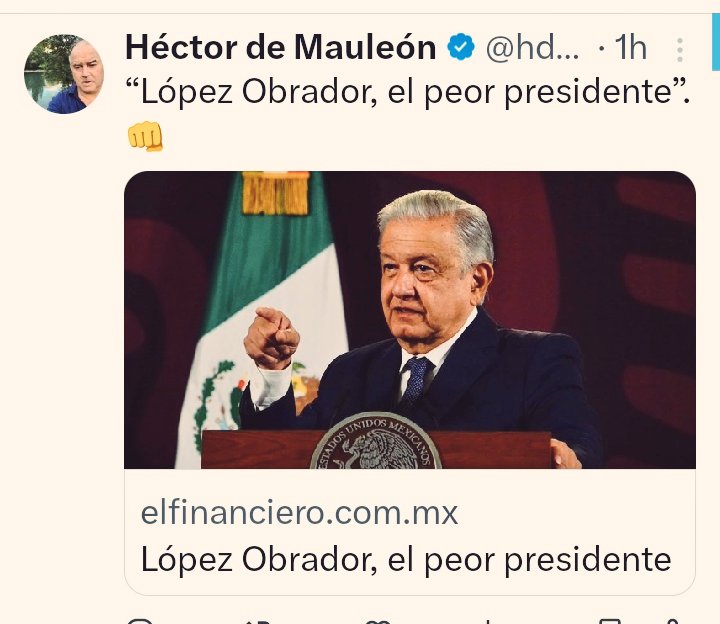 Luis Guillermo Hernández (@luisghernan) on Twitter photo Jajajajaa
Lo tienen tatuado en la piel, metido en la sangre,
todos los fachos
Es su maldición
El día que se los esté llevando Calaca, susurrarán su nombre: "¡Azi no ANLO!"
¿Verdad, <a href="/hdemauleon/">Héctor de Mauleón</a> ?
🤣🤣🤣😂😂🤣🤣🤣 Jajajajaa
Lo tienen tatuado en la piel, metido en la sangre,
todos los fachos
Es su maldición
El día que se los esté llevando Calaca, susurrarán su nombre: "¡Azi no ANLO!"
¿Verdad, <a href="/hdemauleon/">Héctor de Mauleón</a> ?
🤣🤣🤣😂😂🤣🤣🤣