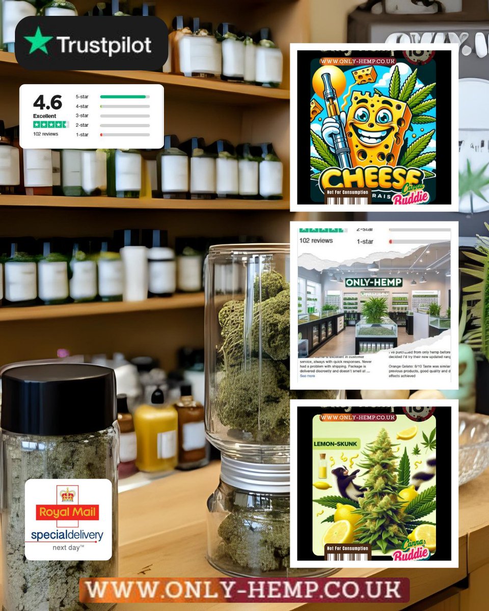 onlyhempltd's tweet photo. ๐ฟ https://t.co/vAi67cnN5v ๐ฟ #HHC #THC #CBD #OnlyHemp #UKLegal
๐ฆ Orders before 4PM Mon-Fri = Same day dispatch ๐ 95% Next day delivery
โฐ Store Hours: Mon-Fri 9AM-5PM
Good Afternoon HHC Fans & Fam! โ๏ธ
Hope everyone's having a fantastic Friday afternoon! The weekend vibes are already kicking in here at ONLYHEMP HQ.
Just a friendly reminder that we've still got a few hours left for same-day dispatch if you're looking to stock up for the weekend! Our Cherry Pie and Apple Fritter carts are flying off the shelves, and don't forget about our premium Noddy Boys Bar for those special moments. ๐ซ
Big shoutout to all our loyal customers - you make this family business what it is! Jasv, Sue, Russell and the whole team appreciate every single one of you. ๐
Stay lifted, stay positive, and have an amazing weekend ahead!
@elonmusk @JeffBezos @danawhite @joerogan @snoopdogg @wizkhalifa
#STONERFAM #CannabisCommunity #HHC #THC #CBD #WeekendVibes #OnlyHemp #UKHemp #PremiumQuality #FamilyBusiness