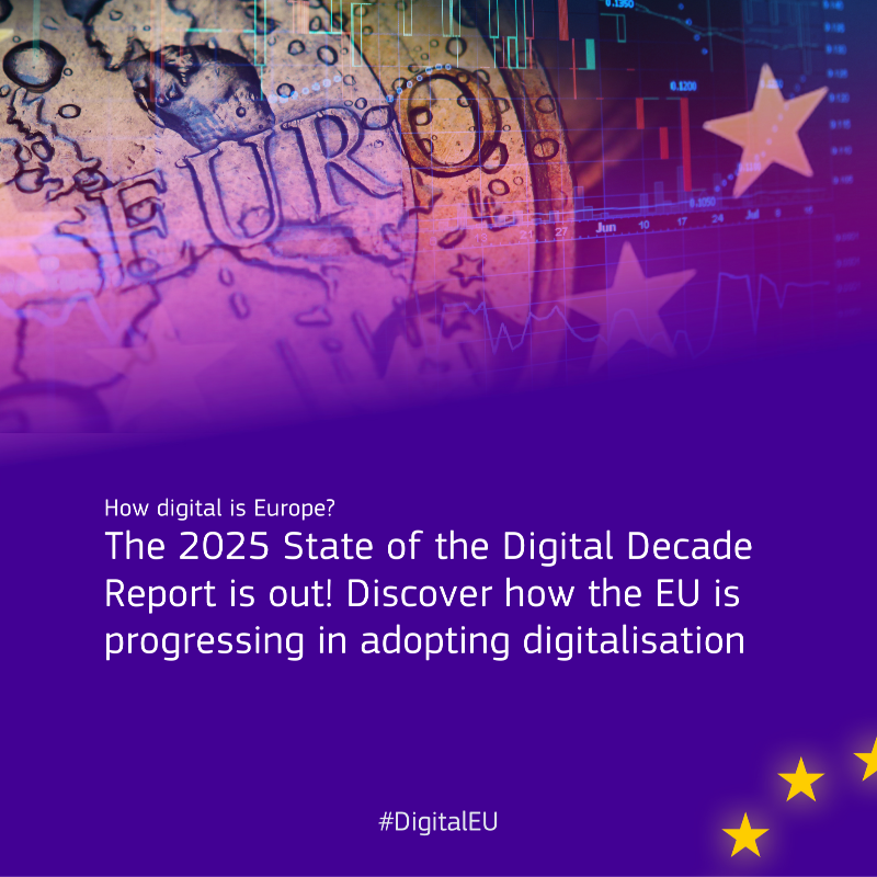 DigitalEU's tweet photo. Here's your #DigitalDigest:

🔹Digital Decade Report: Is the EU meeting its digital targets?

🔹Digital Summit: EU leaders, innovators &amp; young voices discussed Europe's digital future

🔹Ukraine may soon join the roaming area

🔹Scientific panel on AI: apply by 14 September!