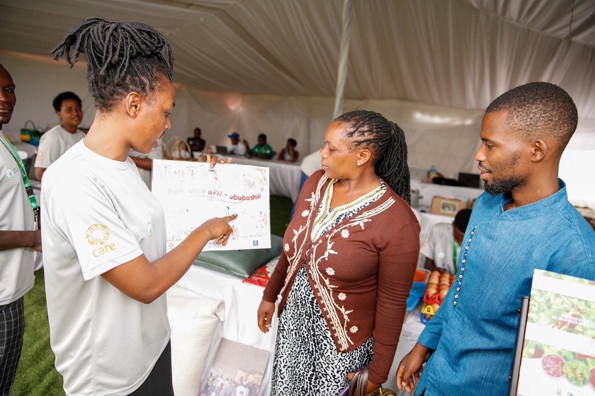 careinrwanda's tweet photo. Thread 1/2 🧵 🌾Today, @careinrwanda &amp; partners joined @RwandaAgri to launch the #RwandaAgriShow2025 @ Mulindi! We are present through our #SERVEproject &amp; #Kungaharaproject  &amp; IPs, we're showcasing innovative methodologies used to implement.

#FoodSecurity #Nutrition https://t.co/gSumasXOlZ