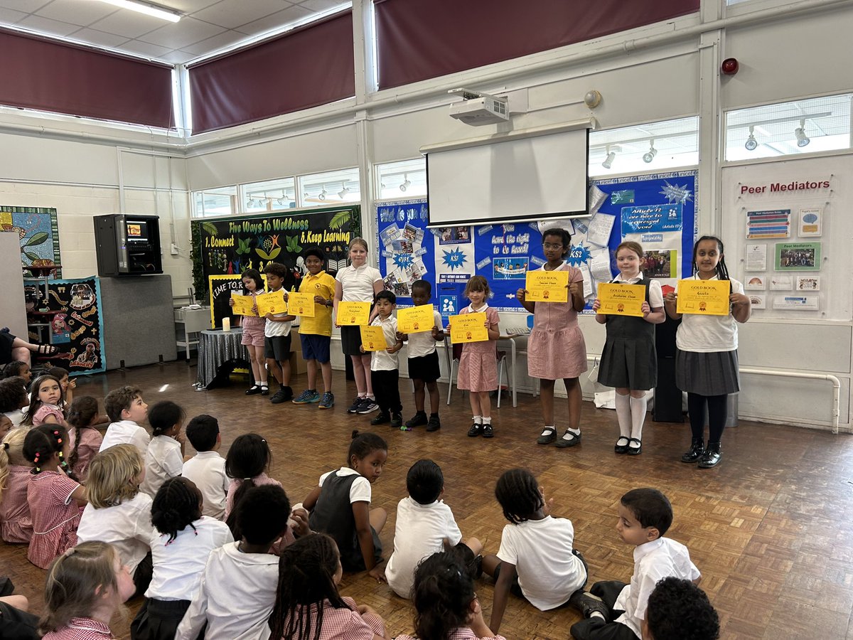 HerbMorrPriSch's tweet photo. 🌟 Gold Book Friday! 🌟
Celebrating our superstars this week for their hard work, kindness, and brilliant attitudes to learning. We’re so proud of all our children shining bright! ✨📖 #GoldBook #Proud #CelebratingSuccess https://t.co/4xYgz6ZUxg