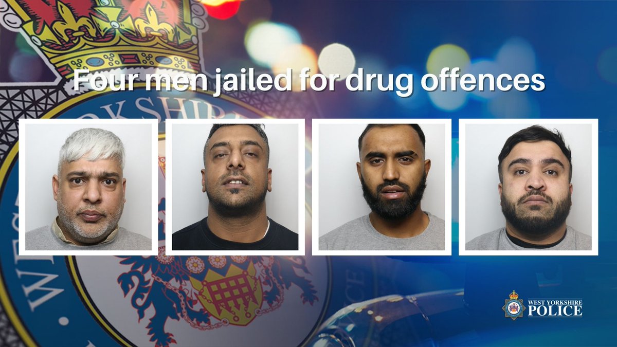 Four men behind bars for drug offences in Keighley. 

Read more here: westyorkshire.police.uk/news-appeals/o…

 x.com/WestYorksPolic…