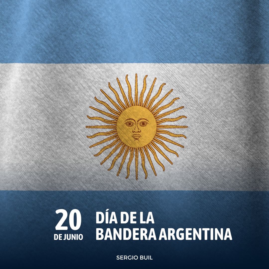🇦🇷Feliz día de la Bandera !!!
Qué flamee con más fuerzas que nunca y nos marque un rumbo de prosperidad y paz para todos los argentinos.