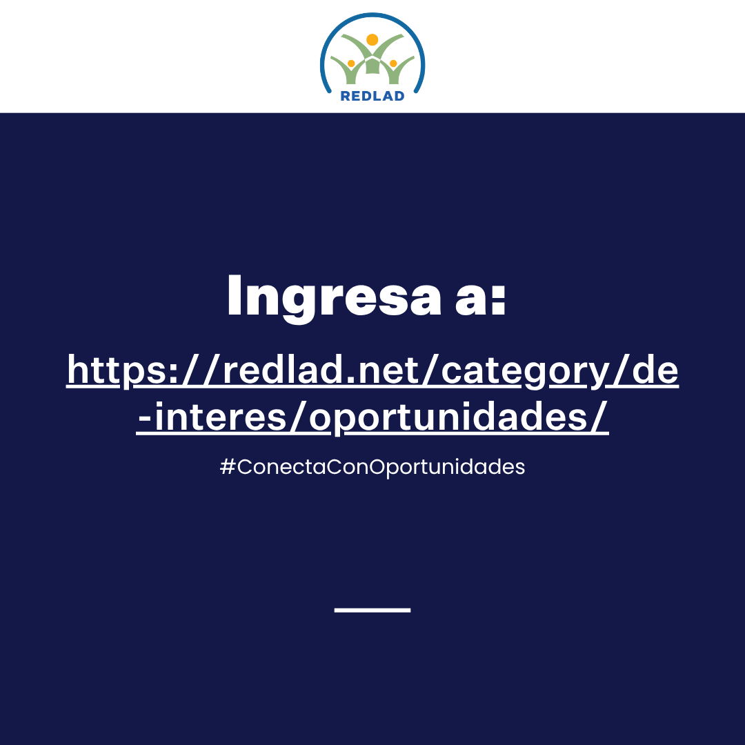 ¿Eres parte de una organización y buscas apoyo para tus proyectos?
💰 En Redlad actualizamos constantemente oportunidades de financiamiento en nuestra web.
🔎 Entra ya a redlad.org y explora las convocatorias abiertas.
#ConectaConOportunidades #SociedadCivil