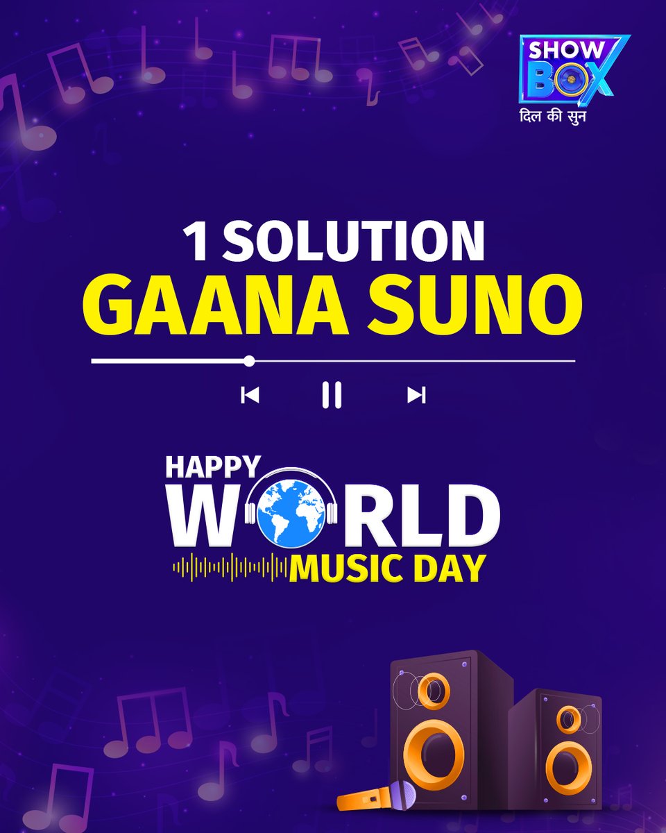 One song a day keeps 99 problems away !

ShowBox Available on: DD Free Dish-7, Videocon D2H-467, Tata Play-835, Airtel-494, GTPL-450, GTPL KCBPL-240, Siti Digital-506, Siti (WB)-138, UCN-77, Sun Direct-379, DEN-477 and Hathway-314, IN Cable (IMCL)- 411

[Bollywood movie songs,
