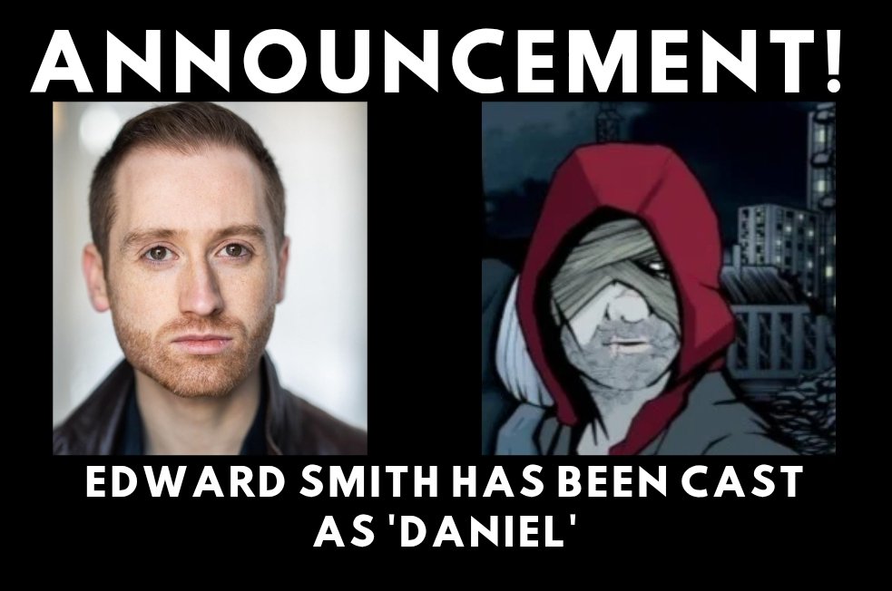 Another exciting casting today for our film 'The Conversation.'
Edward Smith has been cast as Daniel, who is from our flagship comic 'Messiah!'