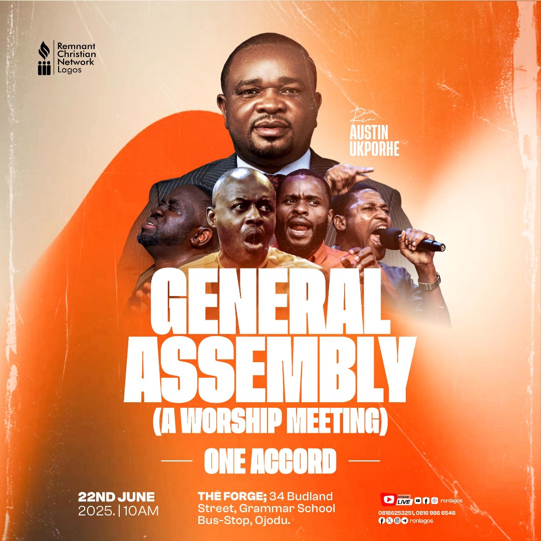 Two Must-Not-Miss Programmes this weekend.

One: The Threshing Floor aka 10 Hours Prayers, for all believers in Lagos State to come intercede, worship and be refreshed. It's taking place 8:00 am tomorrow, Saturday, June 21st at The Forge, 34 Budland Street by Grammar School