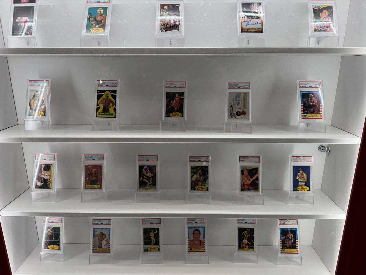 Referee Brandon Tolle (@refbrandontolle) on Twitter photo Very cool setup of an all wrestling card display here at the <a href="/Topps/">Topps</a> <a href="/FanaticsFest/">Fanatics Fest</a> booth! Congrats <a href="/dpeck100/">David Peck</a>!! Very cool setup of an all wrestling card display here at the <a href="/Topps/">Topps</a> <a href="/FanaticsFest/">Fanatics Fest</a> booth! Congrats <a href="/dpeck100/">David Peck</a>!!