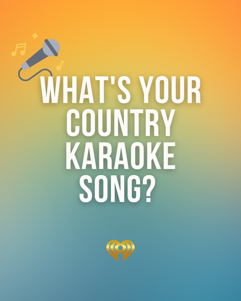 What song are you absolutely belting? 🎤

Listen to all of your country favs 🎧: ihr.fm/iHeartCountryX