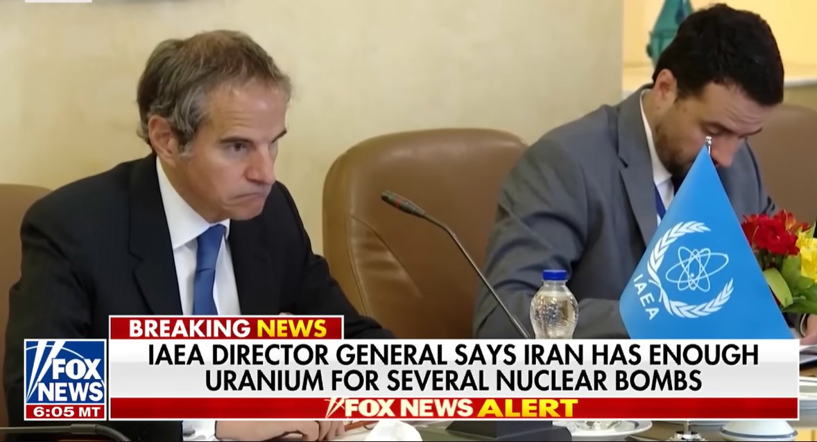 Sander Sassen (@sandersassen) on Twitter photo Zo'n 400kg opgewerkt uranium, genoeg voor circa tien kernwapens volgens het IAEA. We mogen Israël dus hartelijk bedanken dat ze niet gewacht hebben totdat het regime van <a href="/khamenei_ir/">Khamenei.ir</a> deze wapens heeft ingezet.
Bron: youtube.com/watch?v=1h1iSr… Zo'n 400kg opgewerkt uranium, genoeg voor circa tien kernwapens volgens het IAEA. We mogen Israël dus hartelijk bedanken dat ze niet gewacht hebben totdat het regime van <a href="/khamenei_ir/">Khamenei.ir</a> deze wapens heeft ingezet.
Bron: youtube.com/watch?v=1h1iSr…