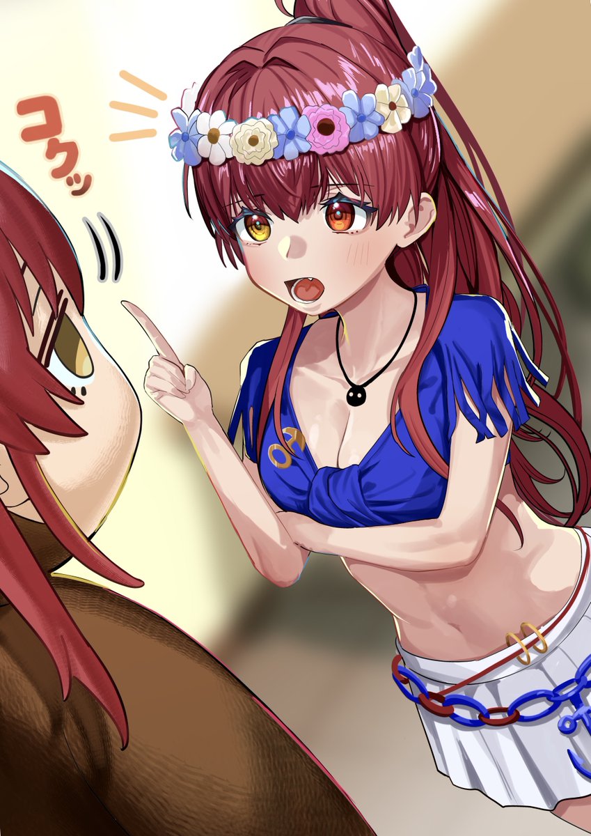 「転ばないように気をつけなさいよ！」
※後夜祭の裏側妄想

#ホロライブ
#マリンのお宝