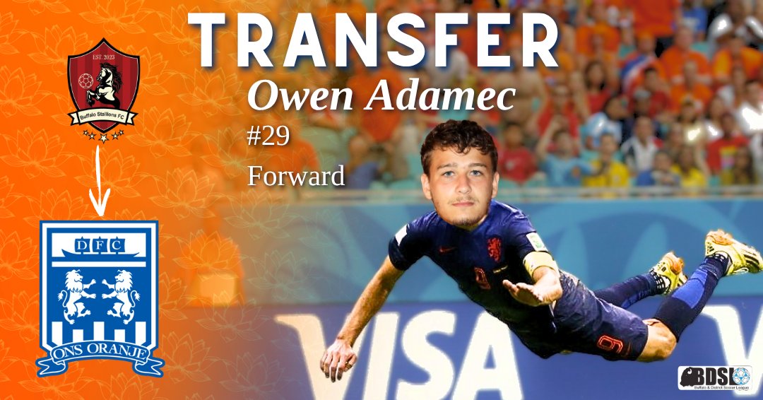 JL Dutch (@dutchbdsl) on Twitter photo In desperate need of a scoring touch, we'd love to welcome Owen Adamec!!! Whilst he's got a busy summer ahead with his wedding, we're happy to have him join us from <a href="/BufStallionsFC/">Buffalo Stallions FC</a>. He's a proper Dutch lad. In desperate need of a scoring touch, we'd love to welcome Owen Adamec!!! Whilst he's got a busy summer ahead with his wedding, we're happy to have him join us from <a href="/BufStallionsFC/">Buffalo Stallions FC</a>. He's a proper Dutch lad.