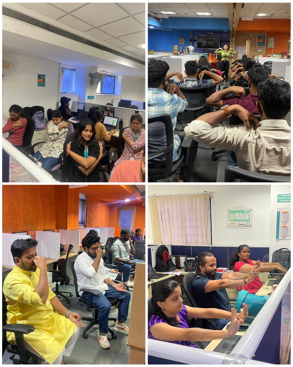 🧘‍♀️ At Portea, we believe healing begins within — and yoga is one of its purest forms.

On #InternationalYogaDay, our employees came together to pause, stretch &amp; reconnect.
Because caring for others starts with caring for yourself. 💙