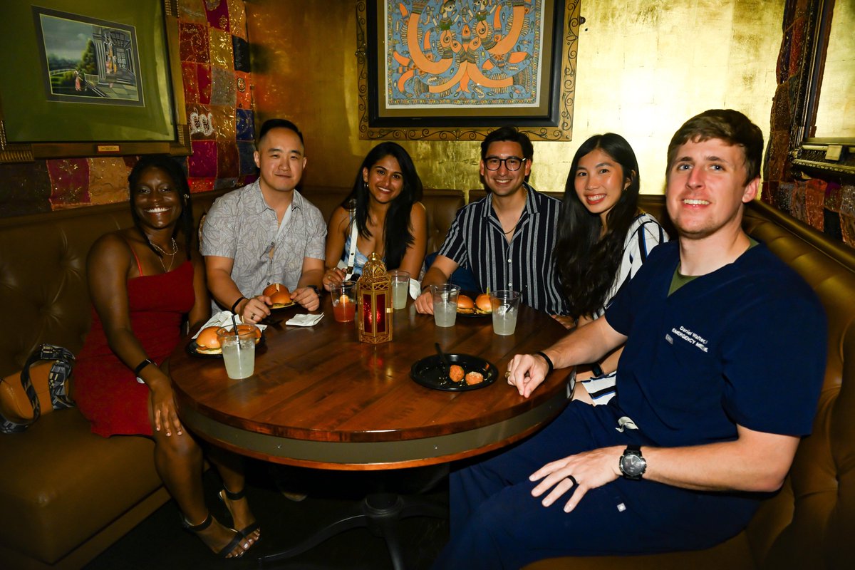 🎤🔥 Same spot, even more chaos! Our annual EM Resident Roast returned to @hobhouston, and the laughs came faster than a code blue page.

Huge shoutout to PGY3s Matthew Shopshire &amp; Gunnar Reichenberger for hosting like pros.

#uthealthem #emroast2025 #emfamily #residentlife