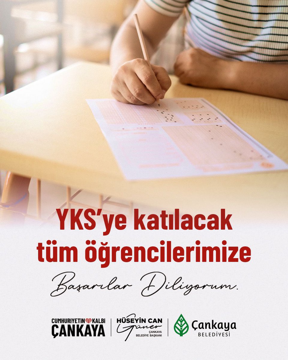 Hayallerinin peşinden azimle yürüyen tüm genç kardeşlerime, bu hafta sonu girecekleri YKS’de  başarılar diliyorum. 

Yolunuz açık, şansınız bol olsun.